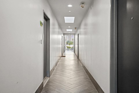 Hallway Leading to Rooftop Terrace