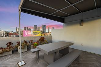 Entertainment Area on Rooftop Terrace