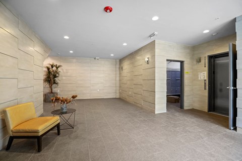 Lobby and Elevator