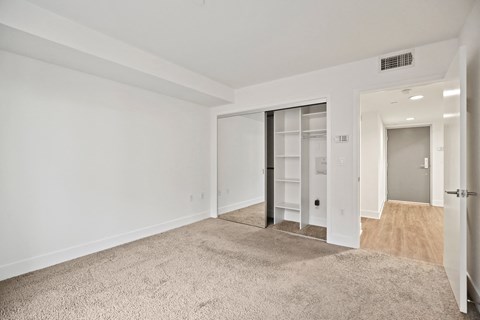 Bedroom with Closet with Shelving