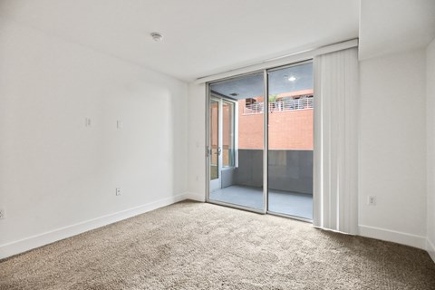 Bedroom With Patio Access