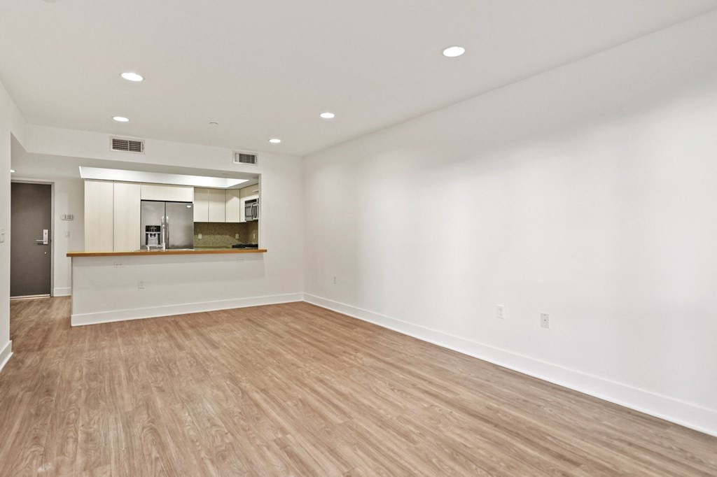 Open-Concept Dining and Living Room Space