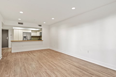 Open-Concept Dining and Living Room Space