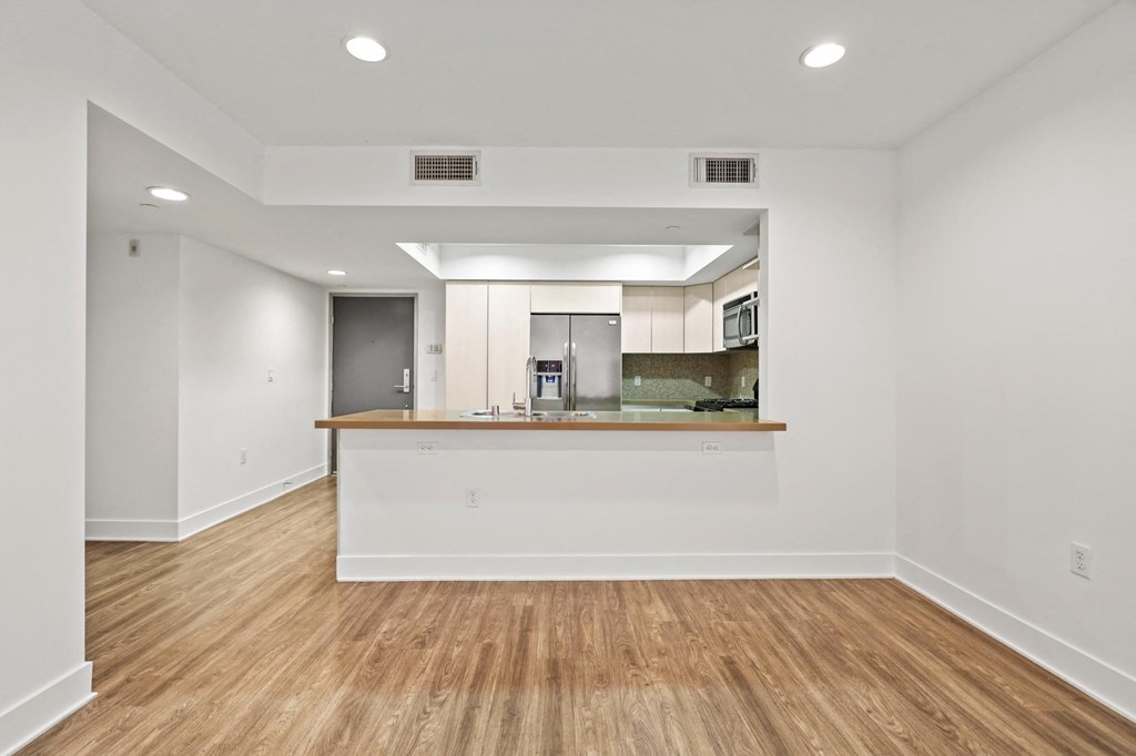 Dining and Kitchen Area with Countertop Bar