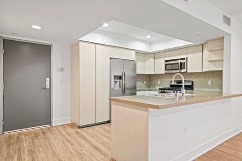 Front Entrance and Kitchen Area