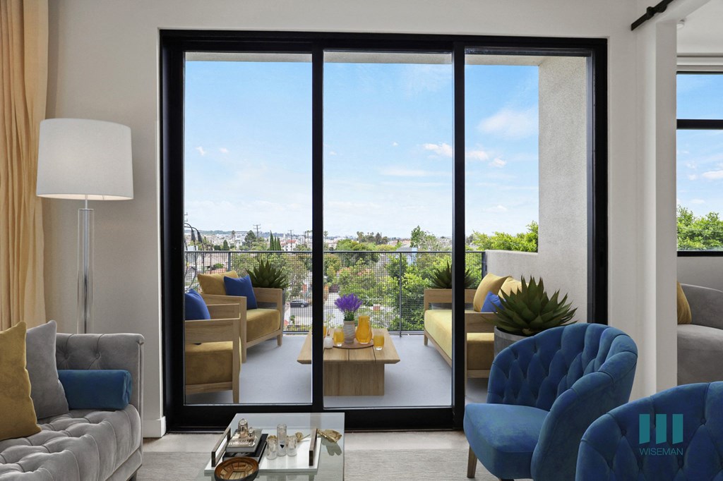 Living Room and Large-Size Patio