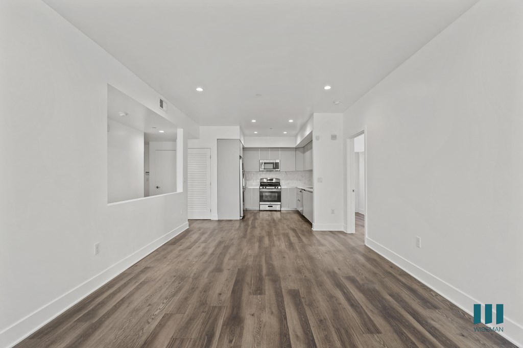 Open-Concept Living Room, Dining Room, and Kitchen