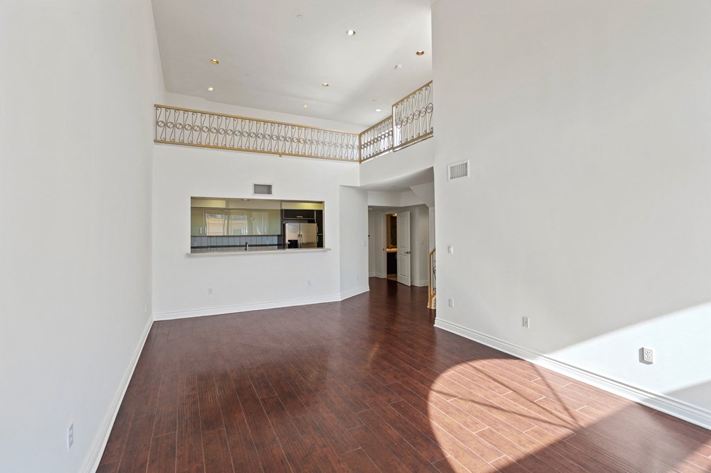 Living Room with Loft Space