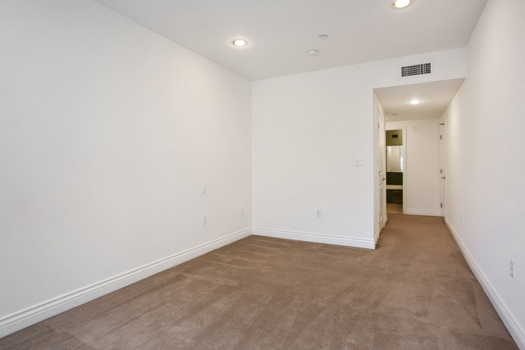 Bedroom with Recessed Lighting