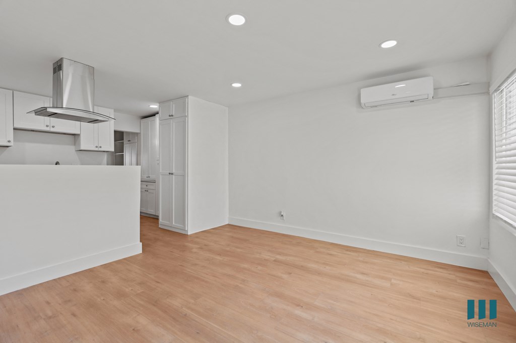 Dining Room with Recessed Lighting and Vinyl Flooring