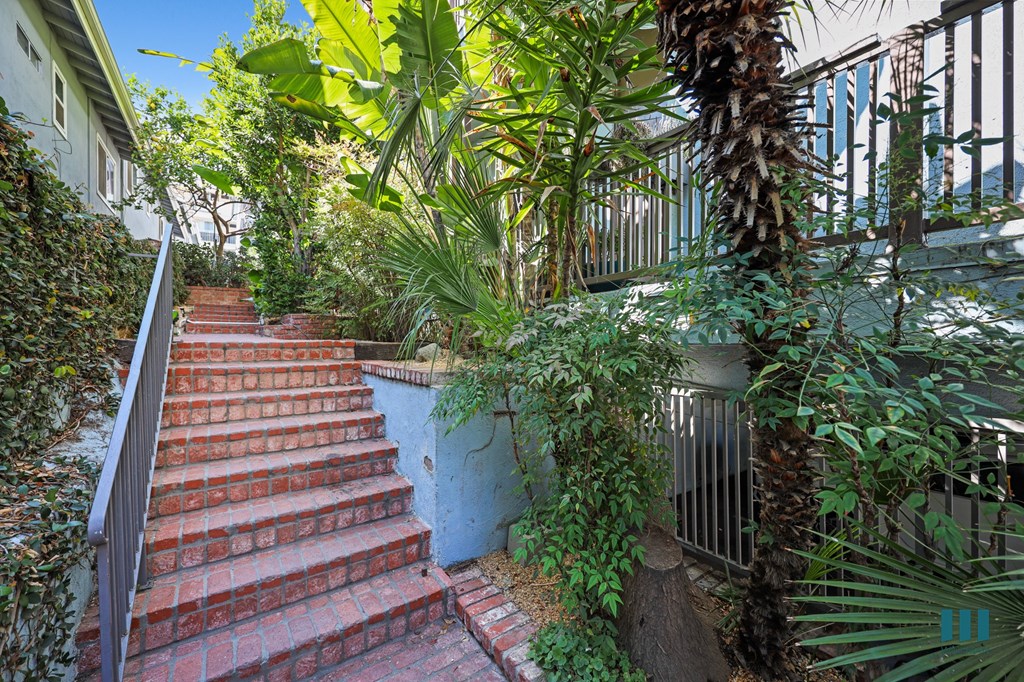 Staircase at Back Exterior of Building