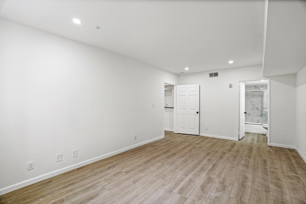 Large-Size Bedroom with Bathroom with Bathtub