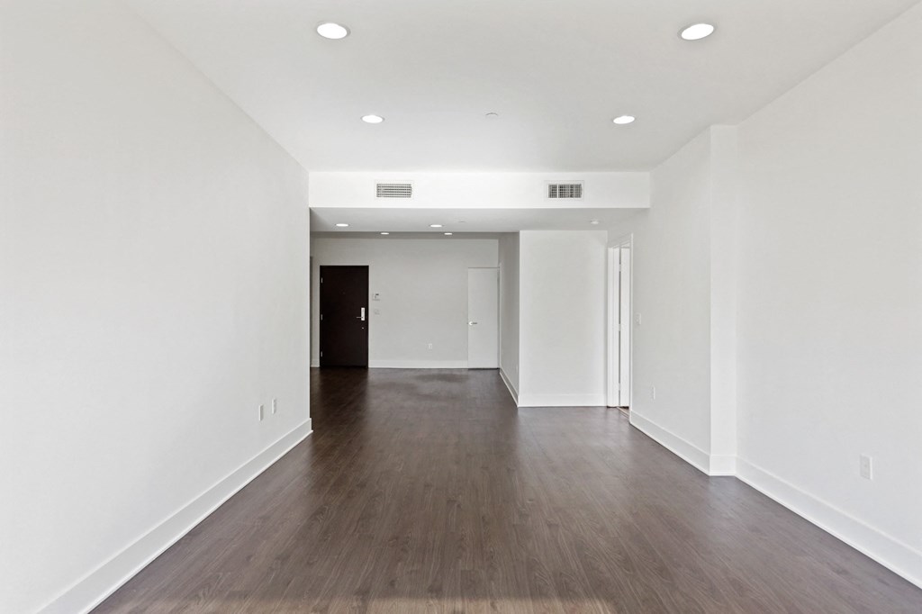 Front Entrance, Dining, and Living Room Space