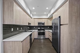 Large-Size Kitchen with Energy-Efficient Appliances and Ample Cabinet Storage