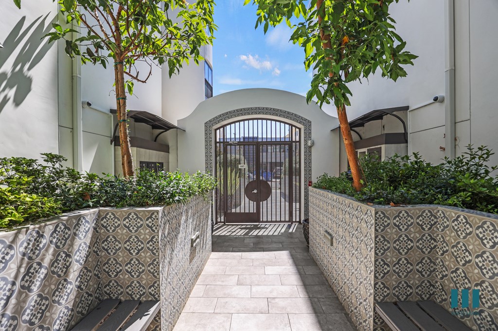 Front Entrance within Courtyard