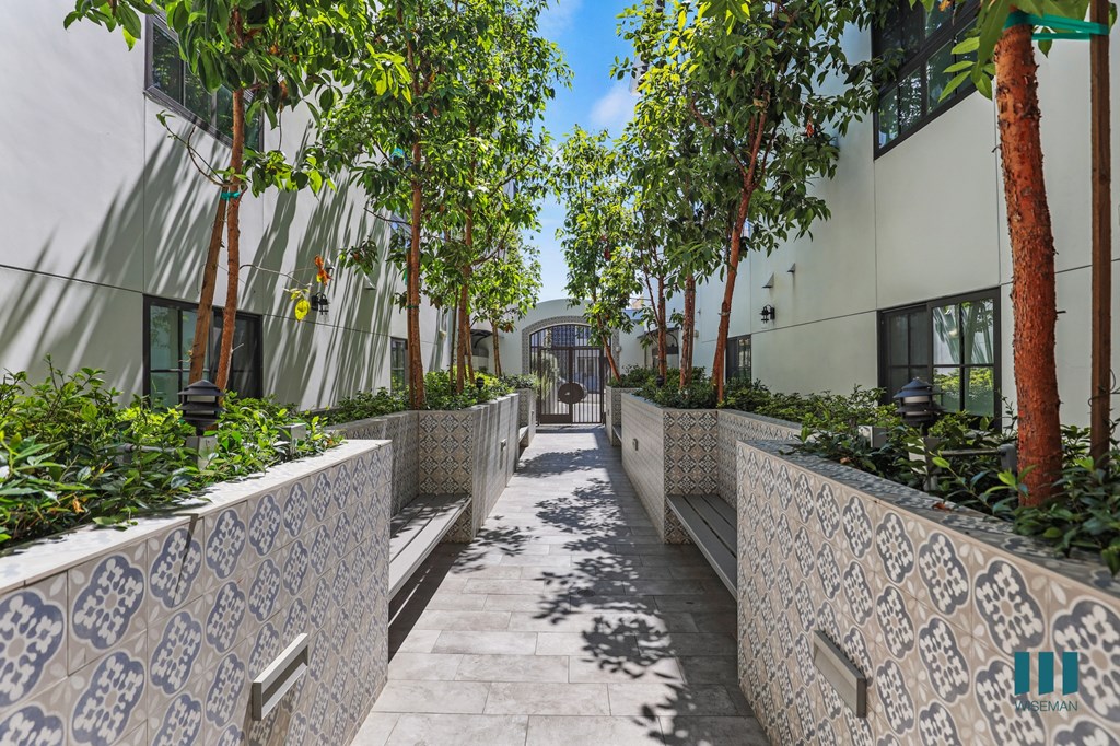 Interior Courtyard of Kiowa Stone by Wiseman