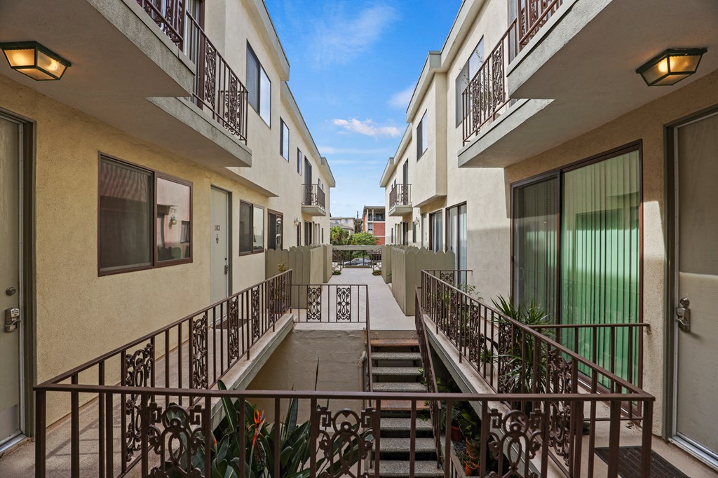 Courtyard Area of Gorham Air by Wiseman