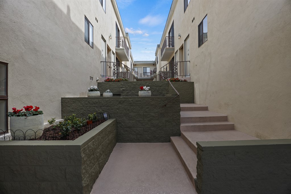 Back Courtyard View of Gorham Air