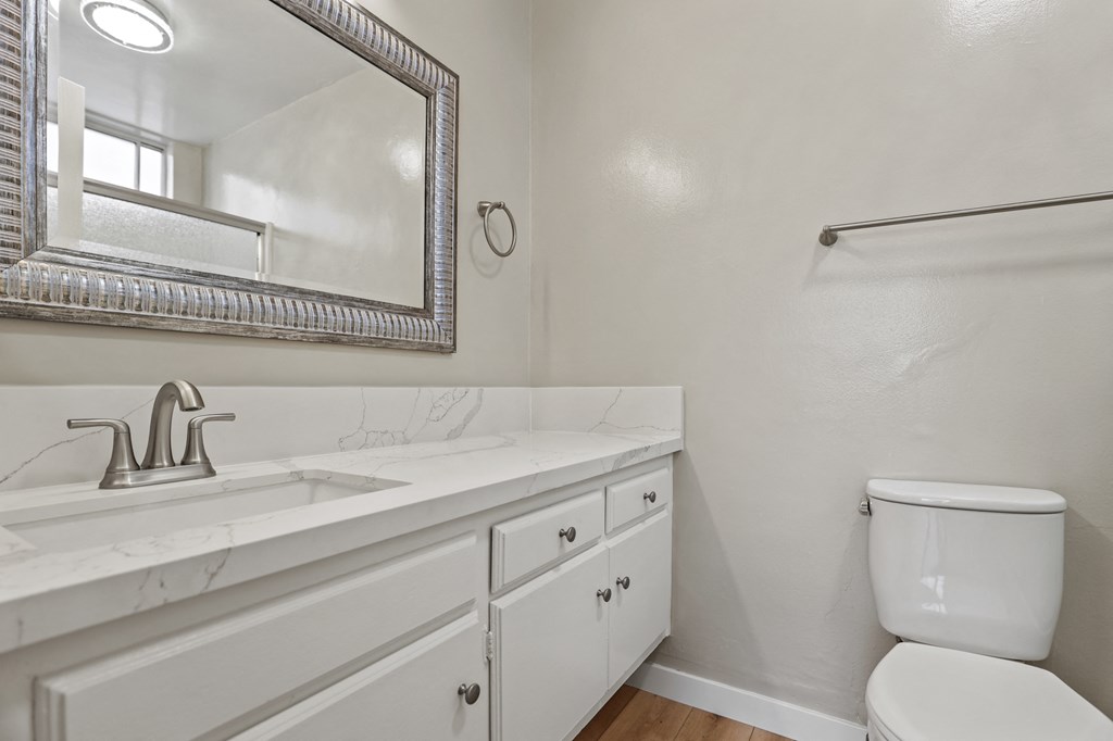 Bathroom with Under-the-Sink Cabinet Storage