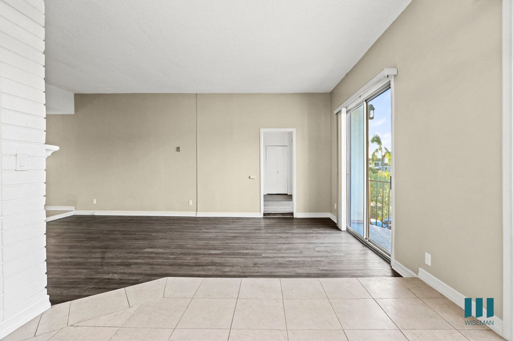 Open-Concept Dining and Living Room Space