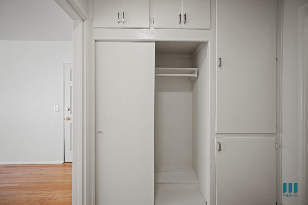 Built-In Cabinet Storage in the Hallway