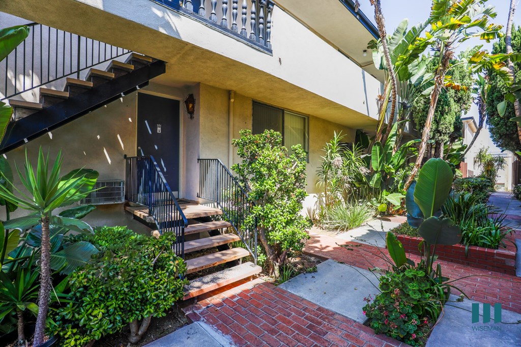 Interior Courtyard and Staircase to Upper Level