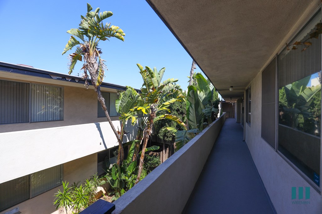 Upper Level View of the Interior Courtyard