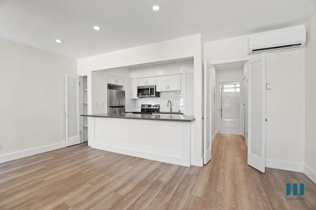 Open-Concept Kitchen with Countertop Bar