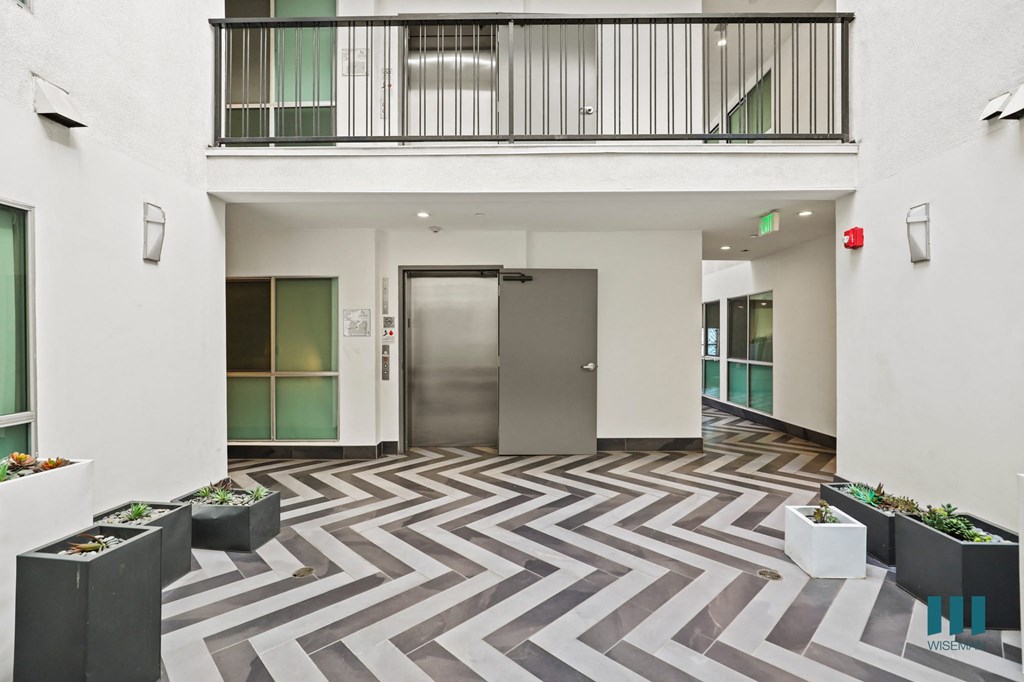 Interior Courtyard with Elevator