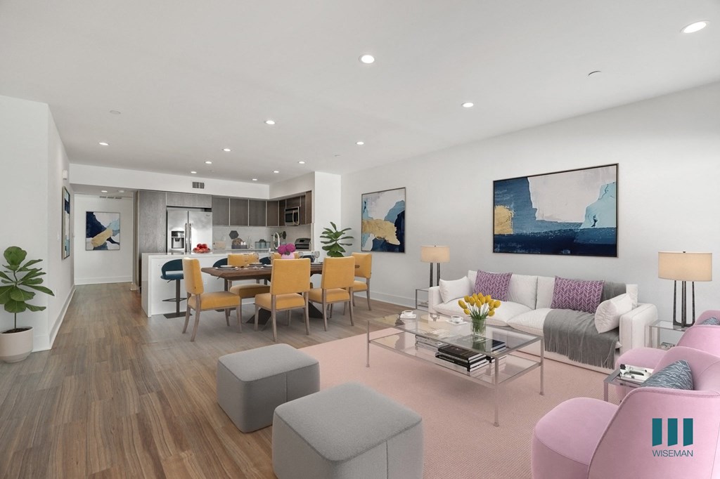 Open-Concept kitchen, Dining, and Living Room