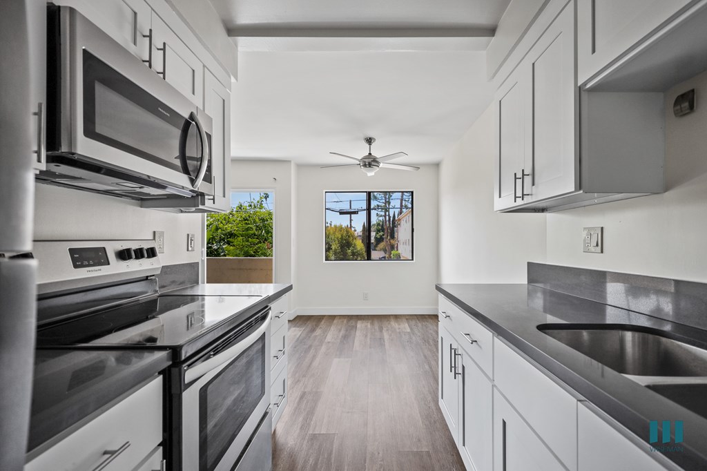 Kitchen with Stainless-Steel Appliances and Ample Cabinet Storage