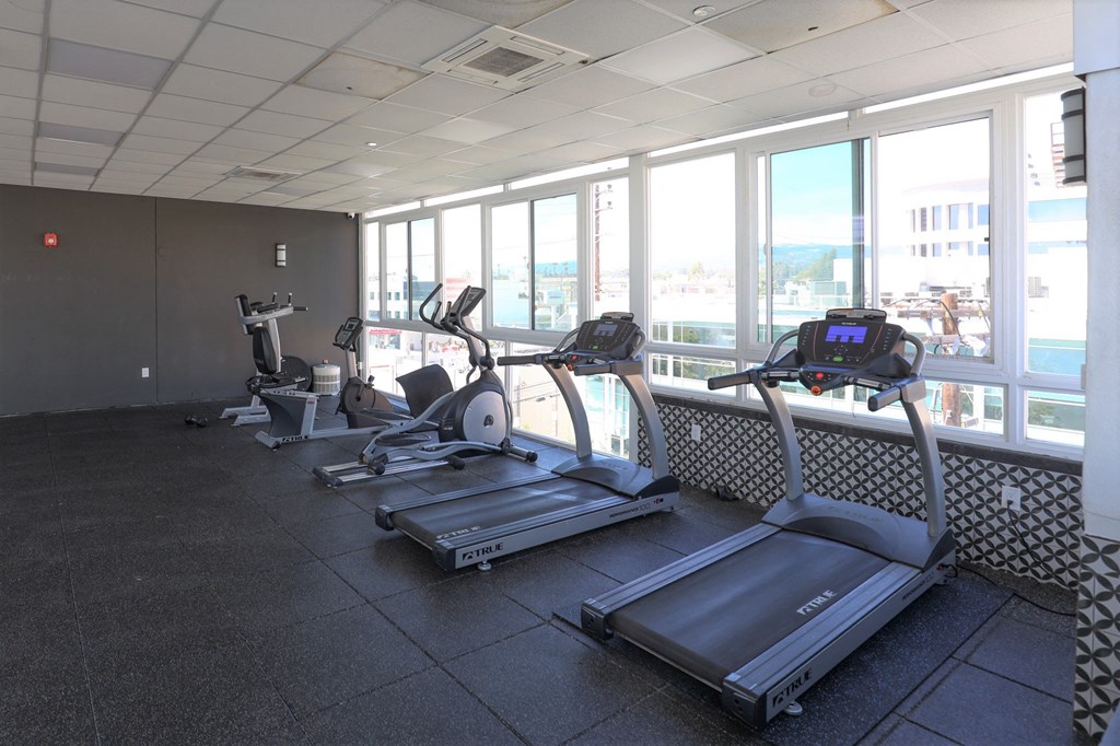 Exercise Equipment in the Resident Fitness Center