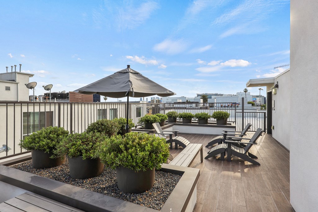 Entertainment Area on the Rooftop Terrace of Kings 126 by Wiseman