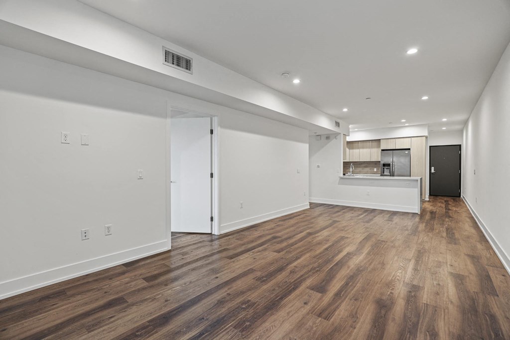 Living, Dining Room, and Kitchen