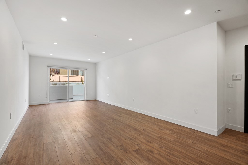 Open-Concept Dining and Living Room Space