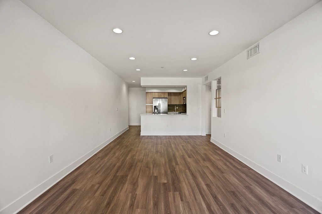 Open-Concept Living Room, Dining, Kitchen