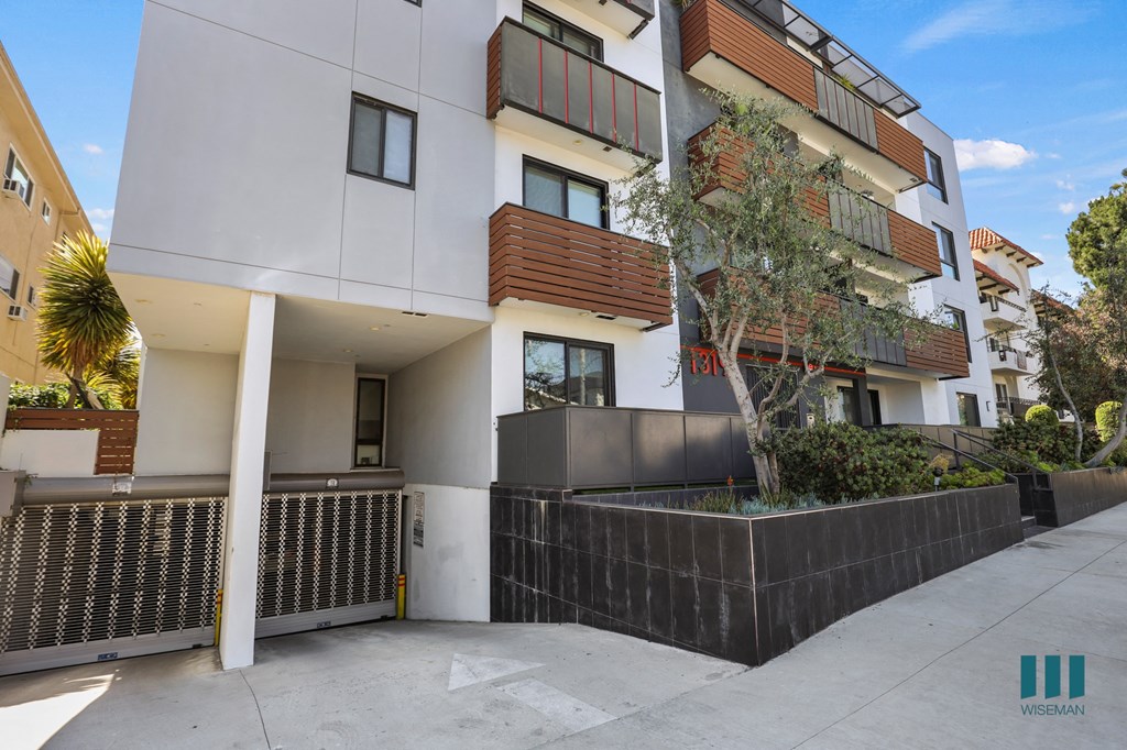 Martel Flats Resident Garage Entrance and Exit