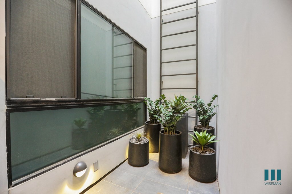 Interior Courtyard with Planters
