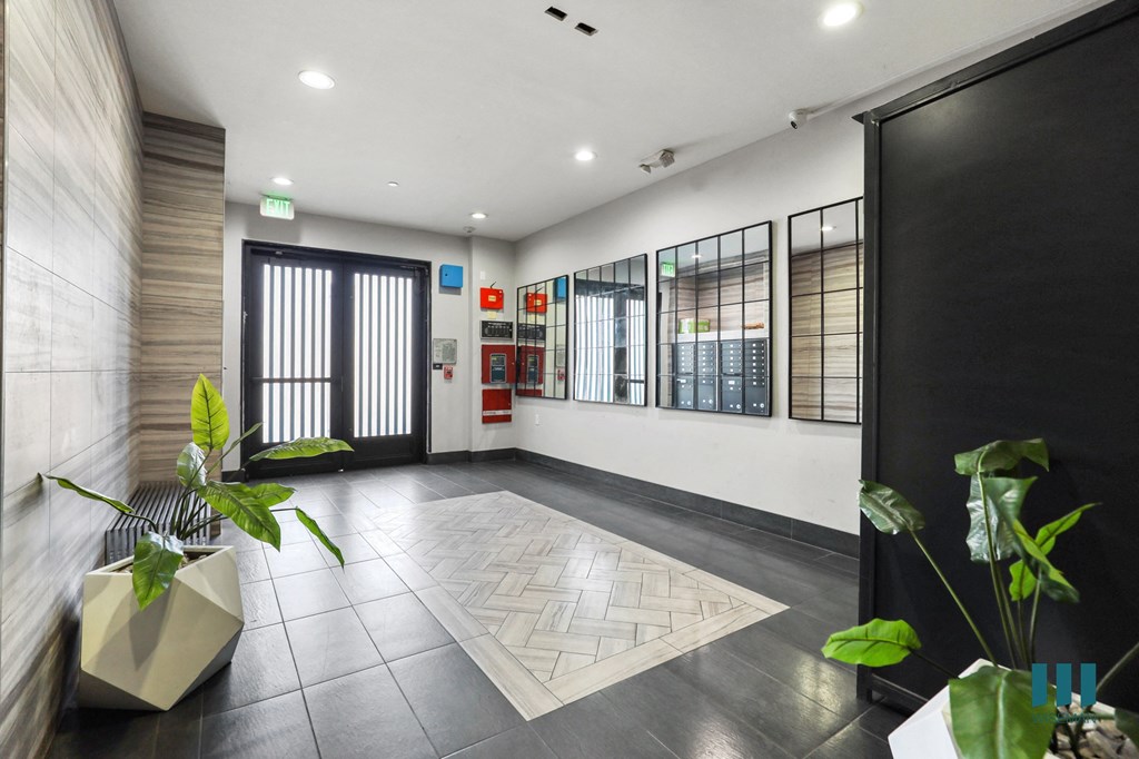 Lobby Entrance and Resident Package Locker