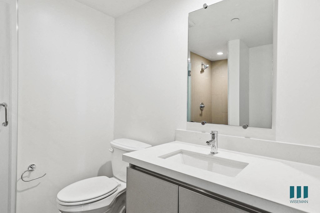 Bathroom with Vanity Cabinet Storage