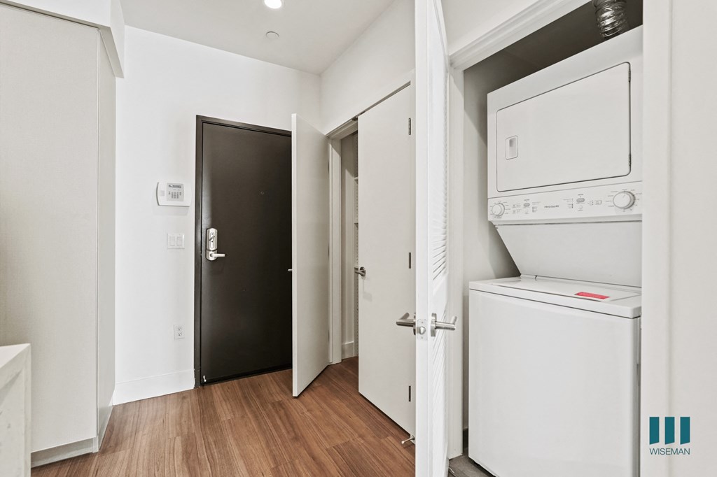 Front Entrance and In-Suite Washer & Dryer