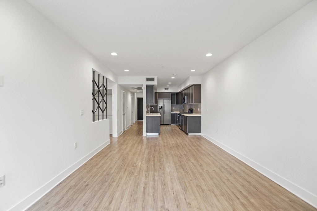 Open-Concept Living and Dining Room, and Kitchen