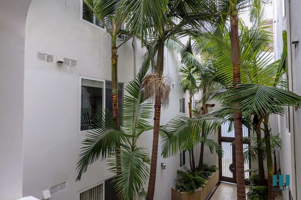 Upper-Level View of Interior Courtyard