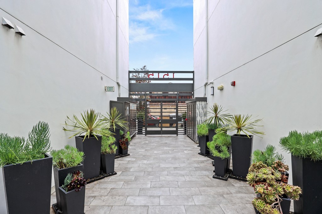Front Entrance Leading to the Interior Courtyard