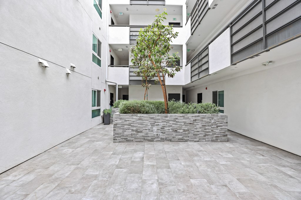 Lower Level of Interior Courtyard