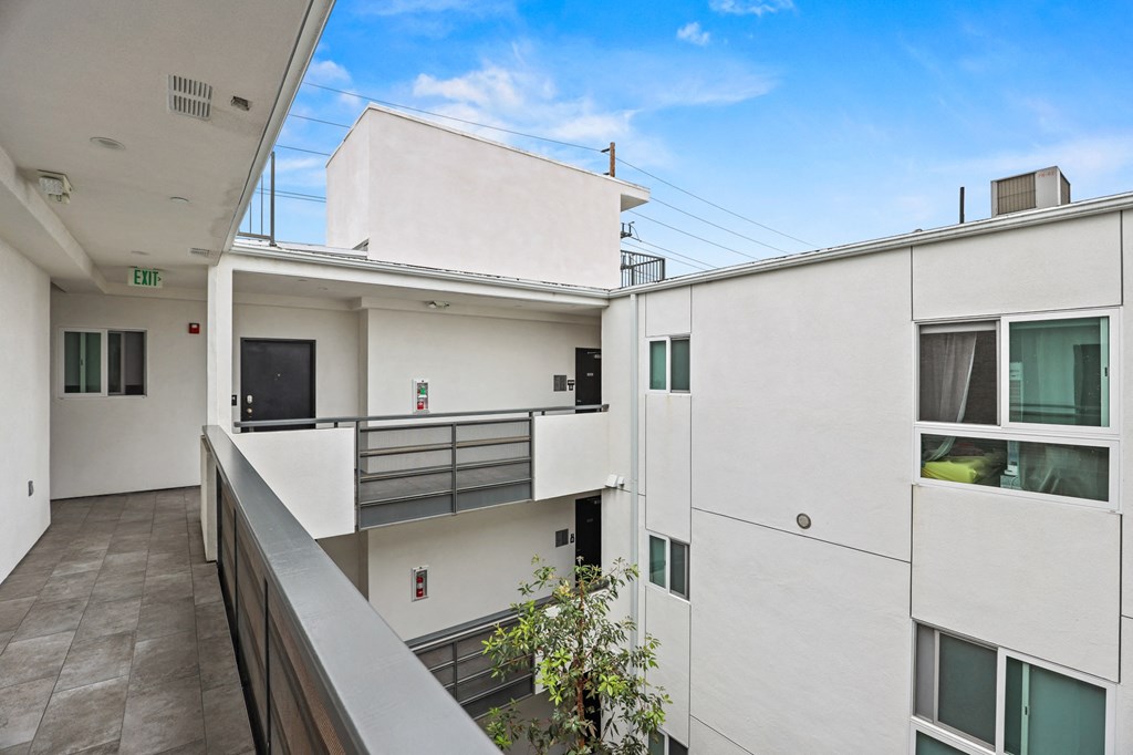 Upper Level View of Interior Courtyard