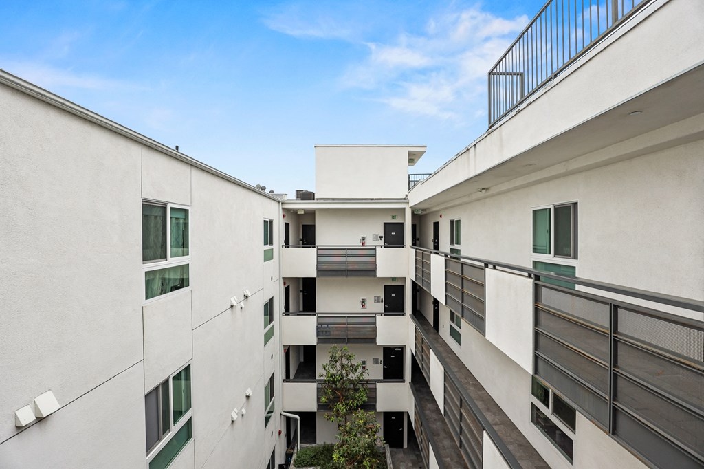 Upper Level View of Interior Courtyard Upper Level View of Interior Courtyard