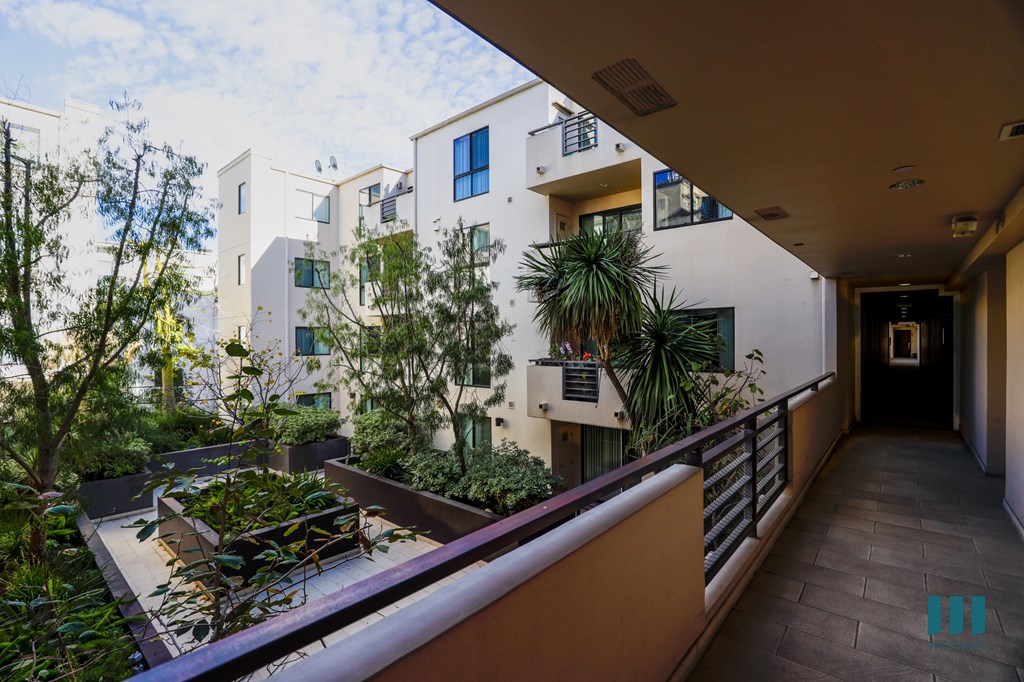 Upper-Level View of Interior Courtyard
