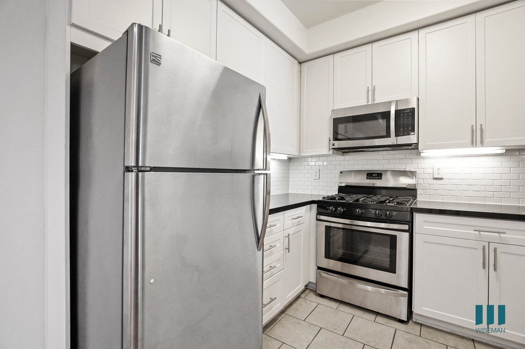 Kitchen with Stainless-Steel Appliances