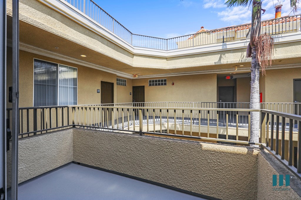 Large-Size Patio of an Upper Level Unit